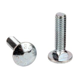 pcs Zinc Set #TR-2891F Warranity by Pr-Mch New Package of 500 3/8-16 x 1 Carriage Bolts Grade 5 