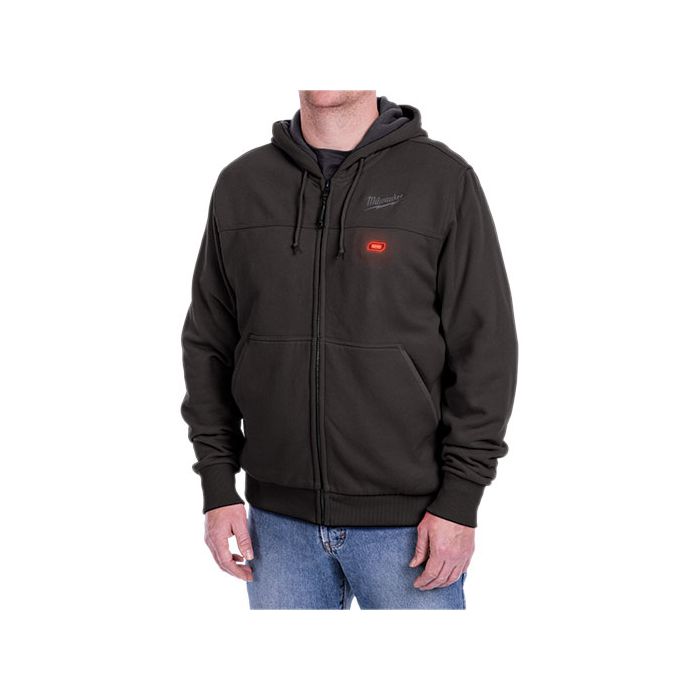 Men's X-Large M12 12-Volt Lithium-Ion Cordless Black Heated Hoodie Kit |  Construction Fasteners and Tools