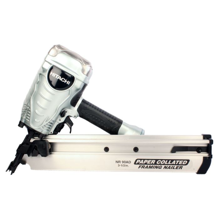 NEW w/Full Warranty! 3-1/2" Paper Collated Framing Nailer S Hitachi NR90AD