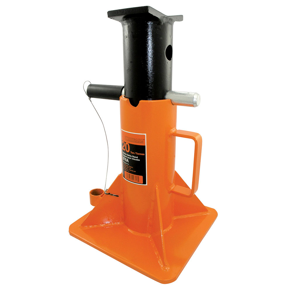 3309A 20,000 Lbs 10 Ton Renewed AFF Heavy Duty Pin Type Jack Stand Capacity 
